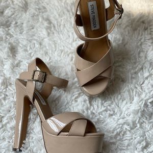 Steve Madden Platform Sandals Size 5.5